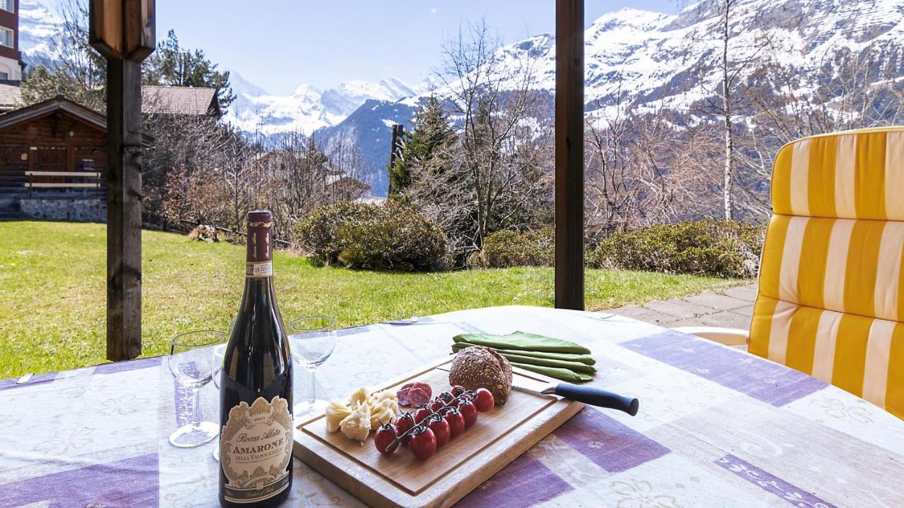 Chalet Steingärtli 1 Wengen Exterior foto