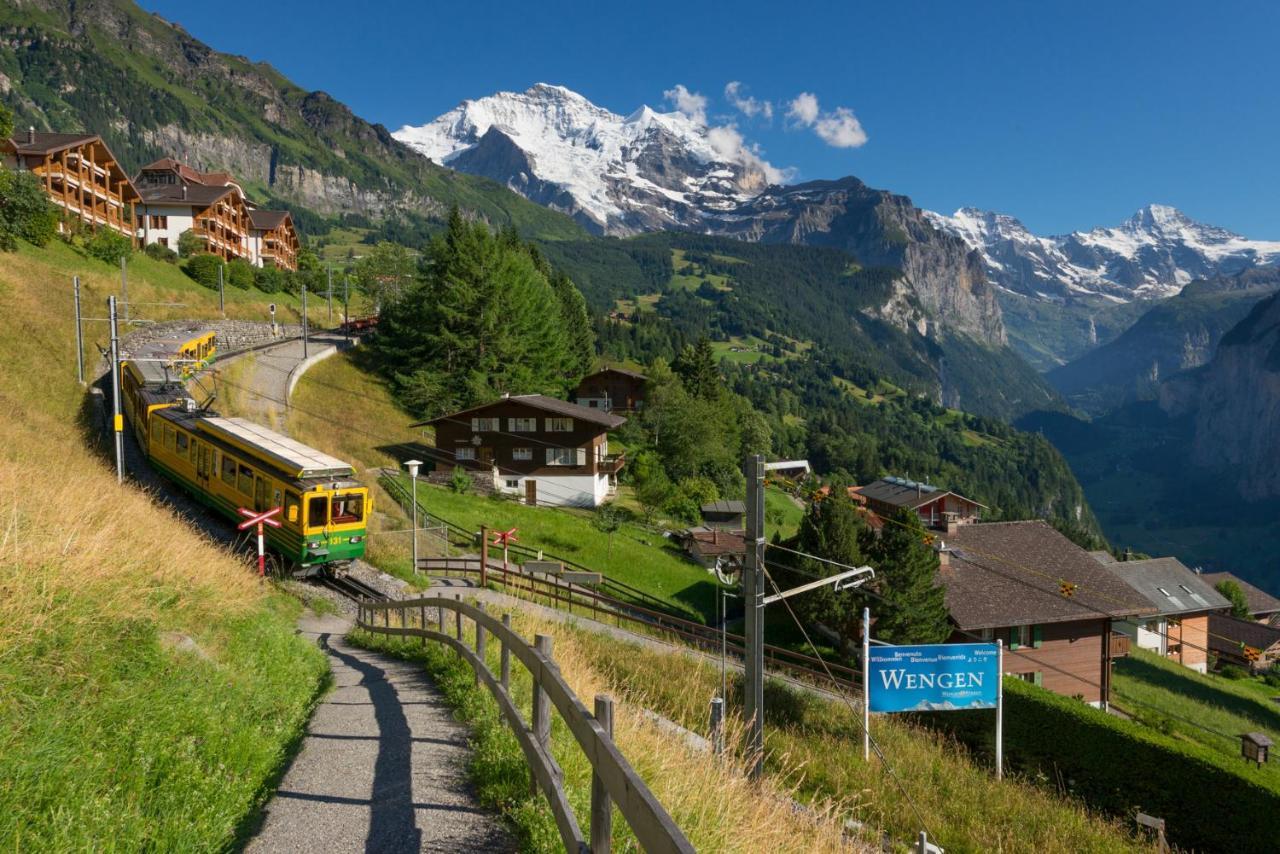 Chalet Steingärtli 1 Wengen Exterior foto